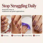 📢50% Off！💅uick Dry Metallic Nail Polish