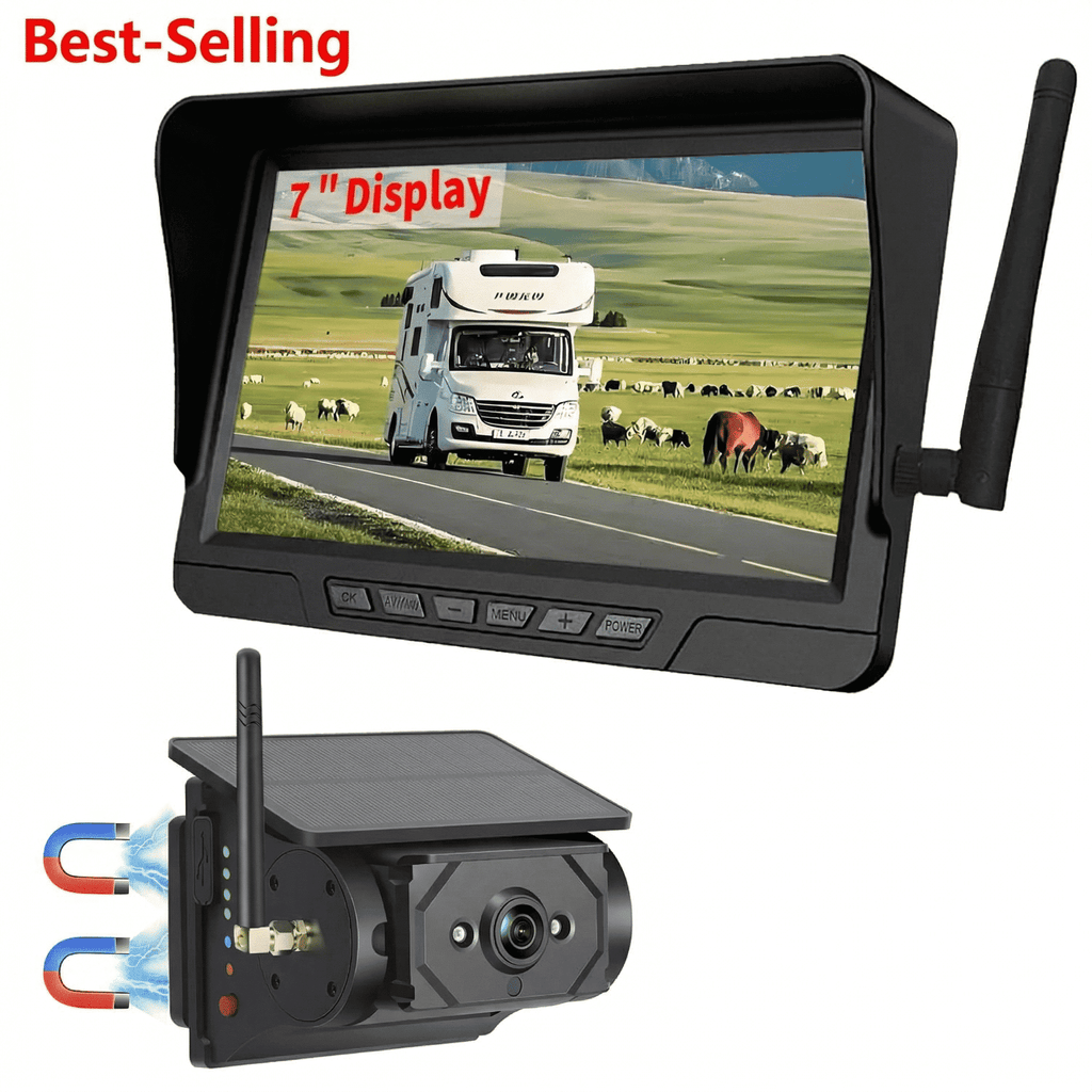 Système de caméra de recul sans fil HD 1080p