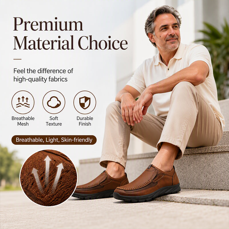 🚶 Step In & Keep Moving | Men's Outdoor Slip-On Walking Shoes